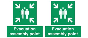 Evacuation assembly point